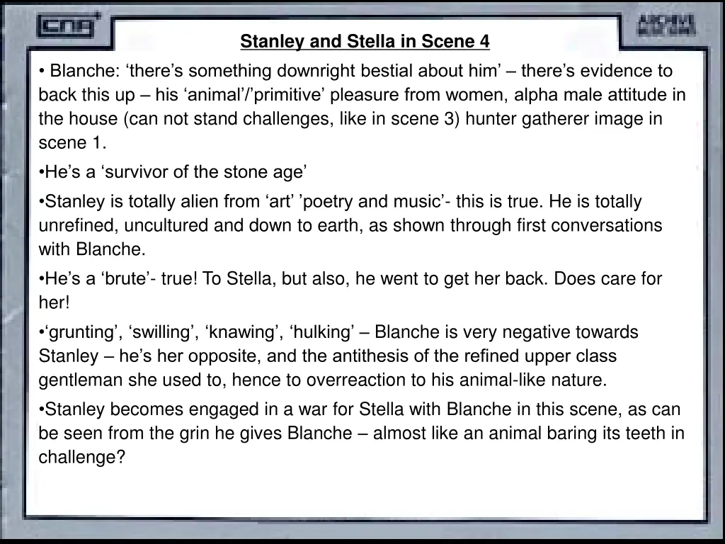 stanley and stella in scene 4