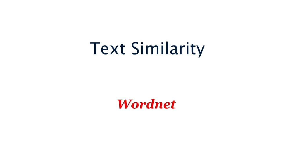 text similarity