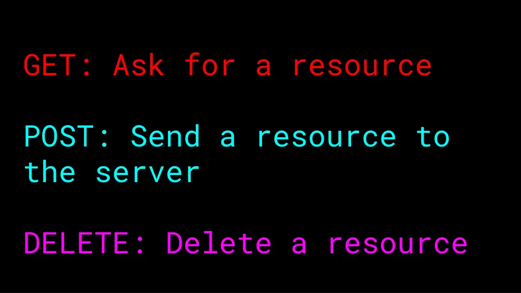get ask for a resource