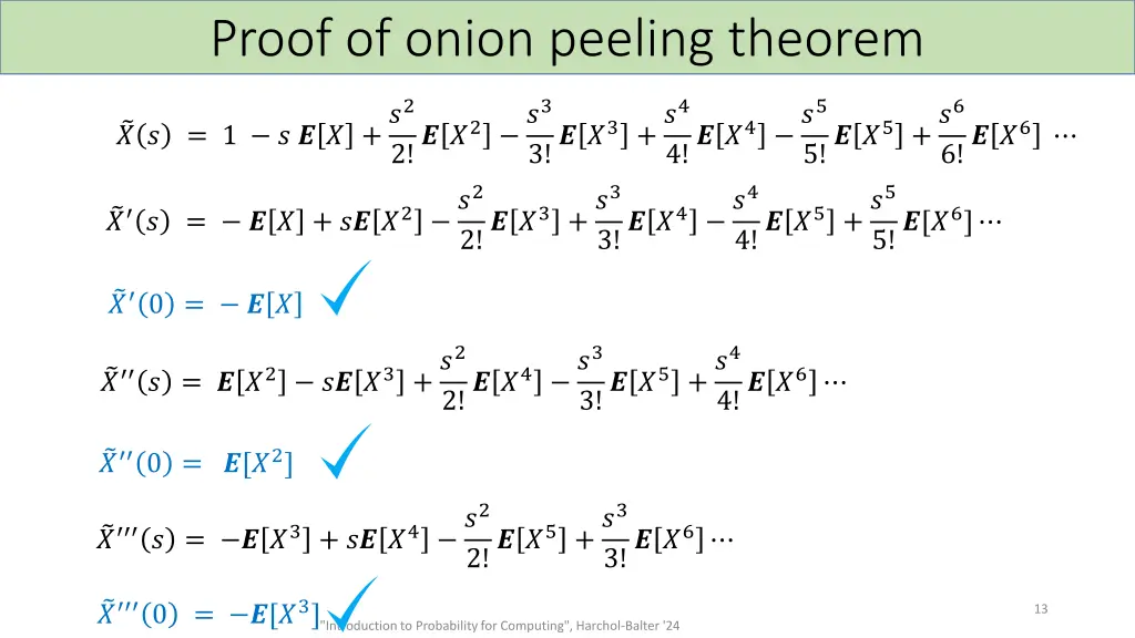 proof of onion peeling theorem 1