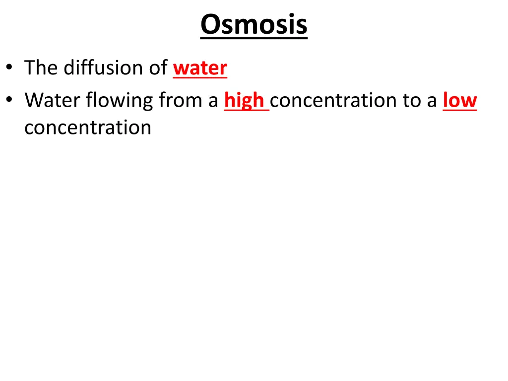 osmosis