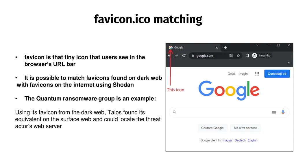 favicon ico matching