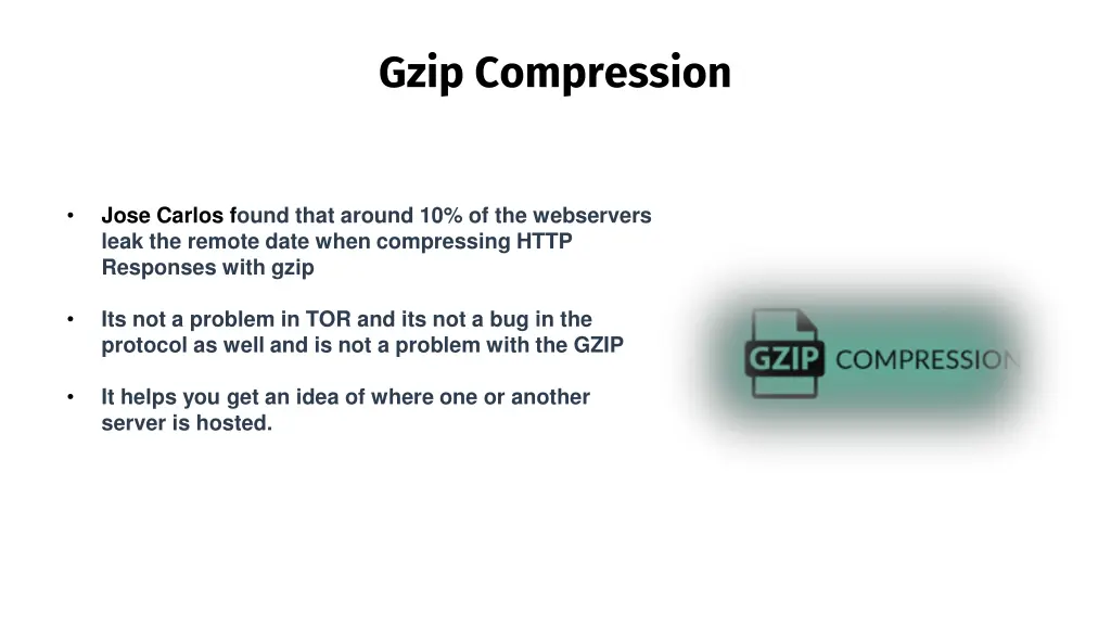 gzip compression