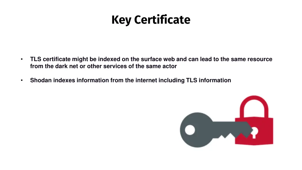 key certificate 1