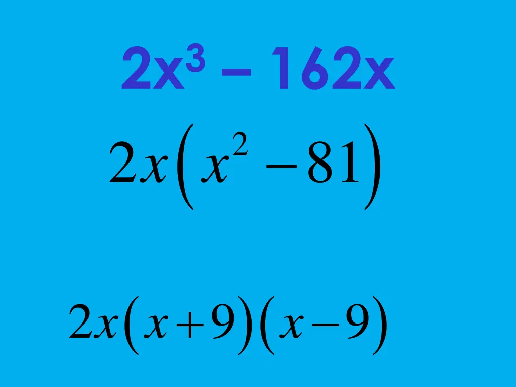 2x 3 162x