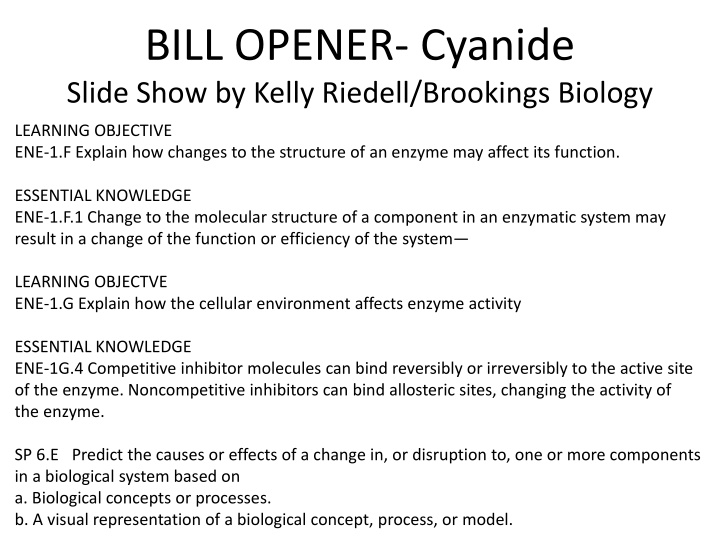 bill opener cyanide slide show by kelly riedell