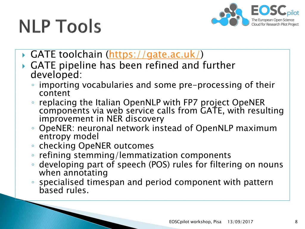 gate toolchain https gate ac uk gate pipeline