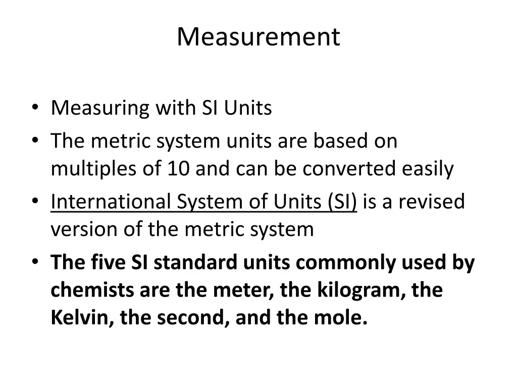 measurement 1