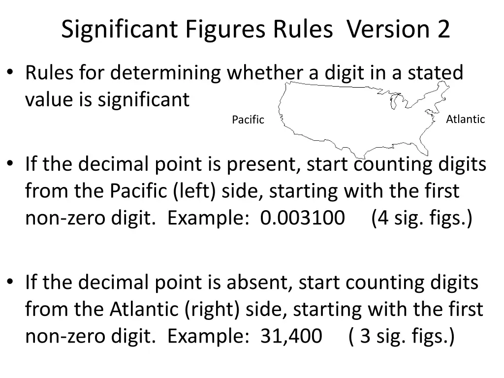 significant figures rules version 2