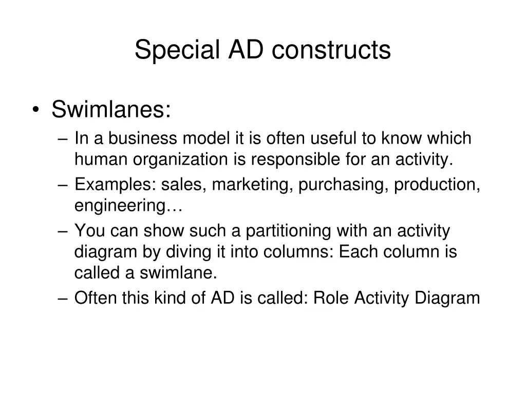 special ad constructs