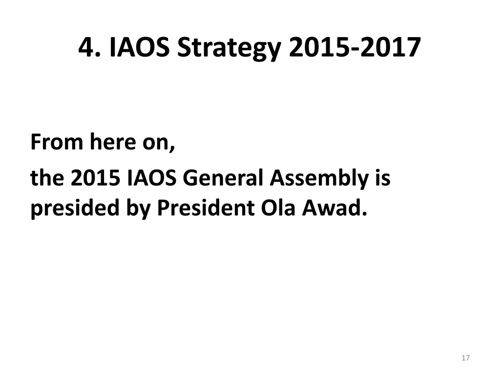 4 iaos strategy 2015 2017