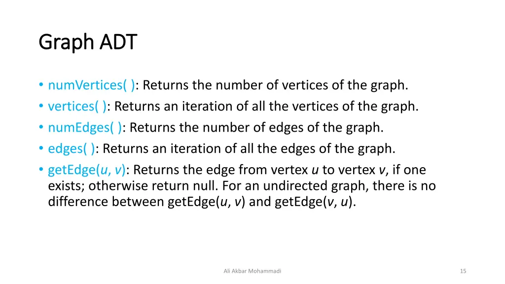 graph adt graph adt