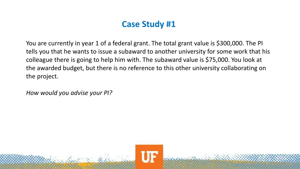 case study 1