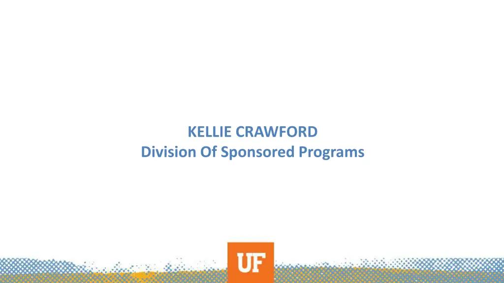 kellie crawford division of sponsored programs