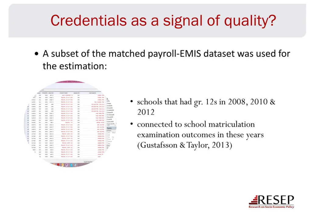 credentials as a signal of quality 2