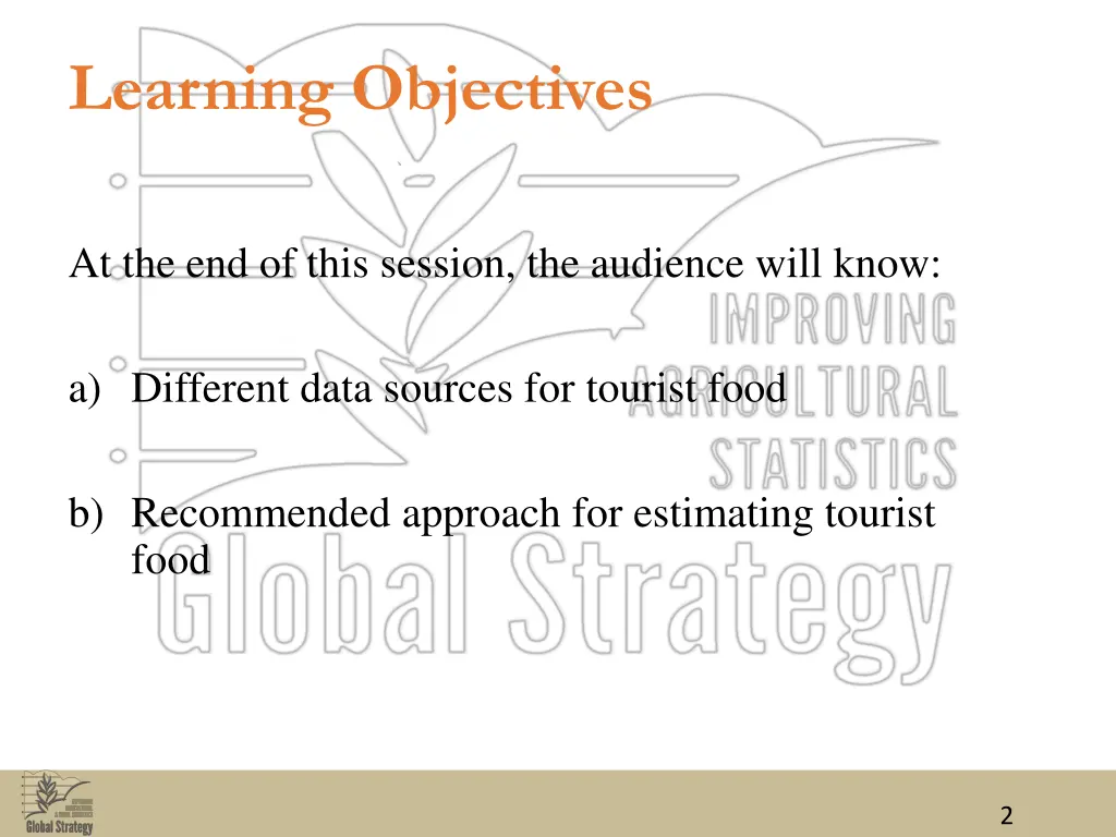 learning objectives