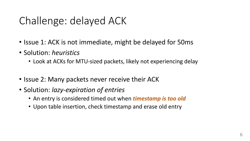 challenge delayed ack