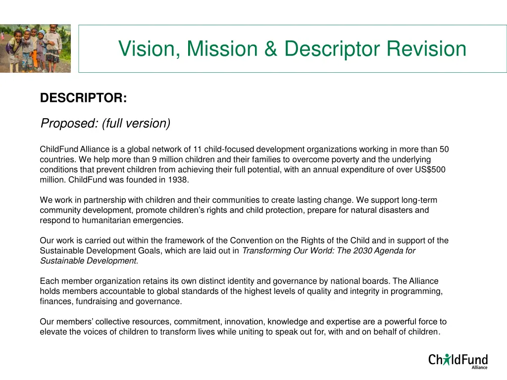 vision mission descriptor revision 4