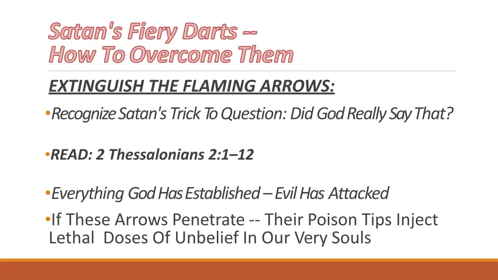 satan s fiery darts how to overcomethem 10