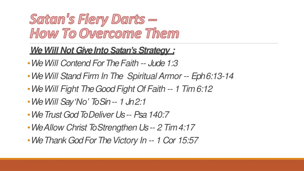 satan s fiery darts how to overcomethem 8