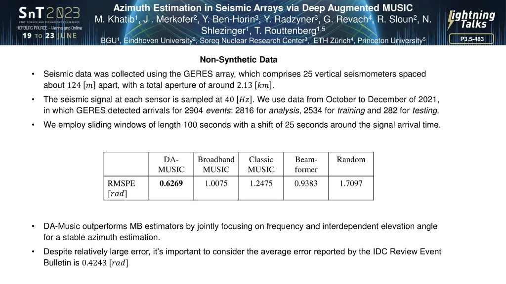 azimuth estimation in seismic arrays via deep 3