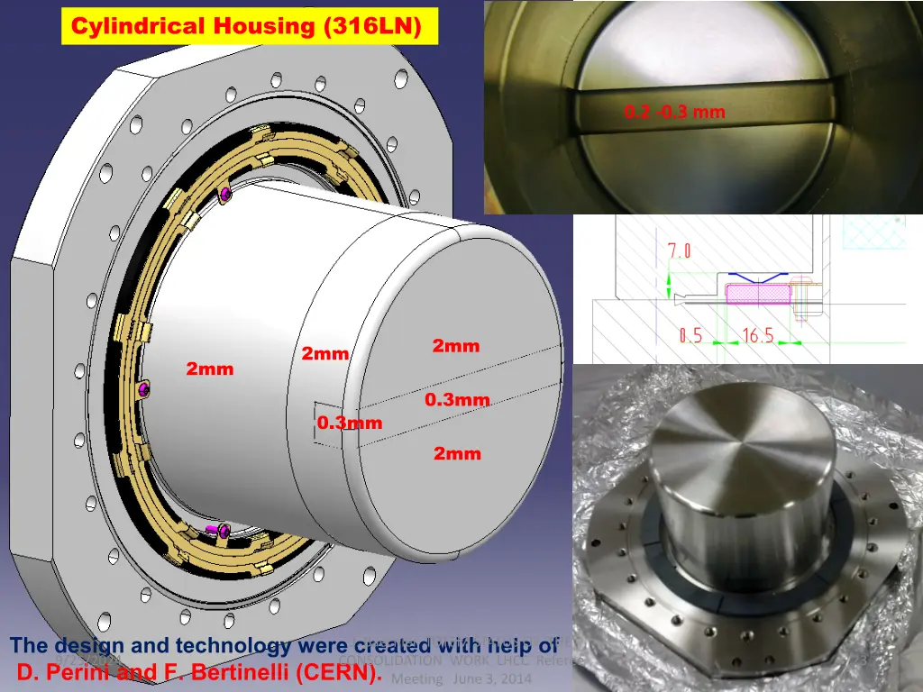 cylindrical housing 316ln