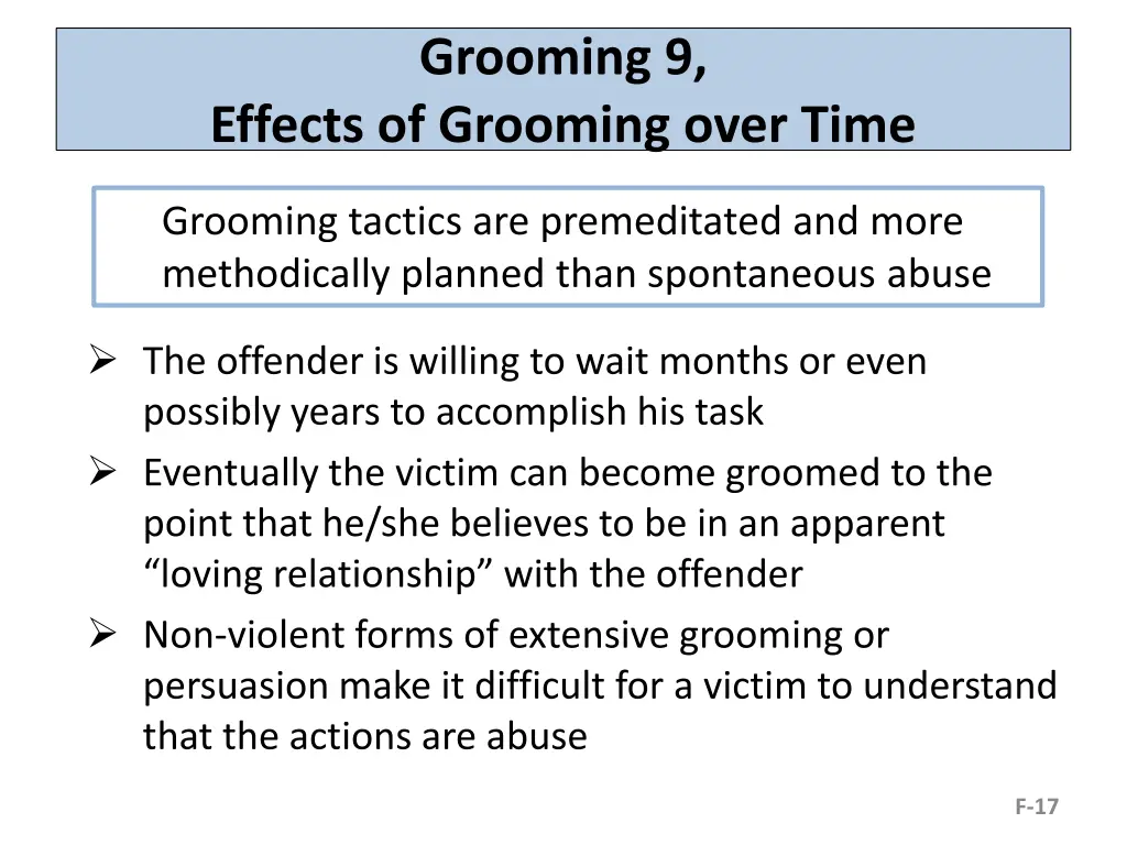 grooming 9