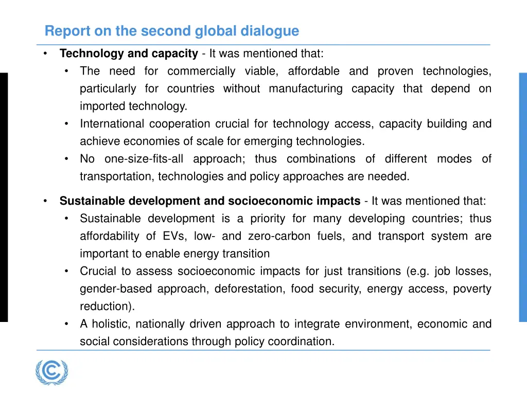 report on the second global dialogue 3