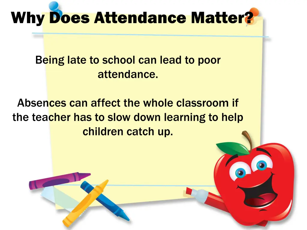 why does attendance matter 3