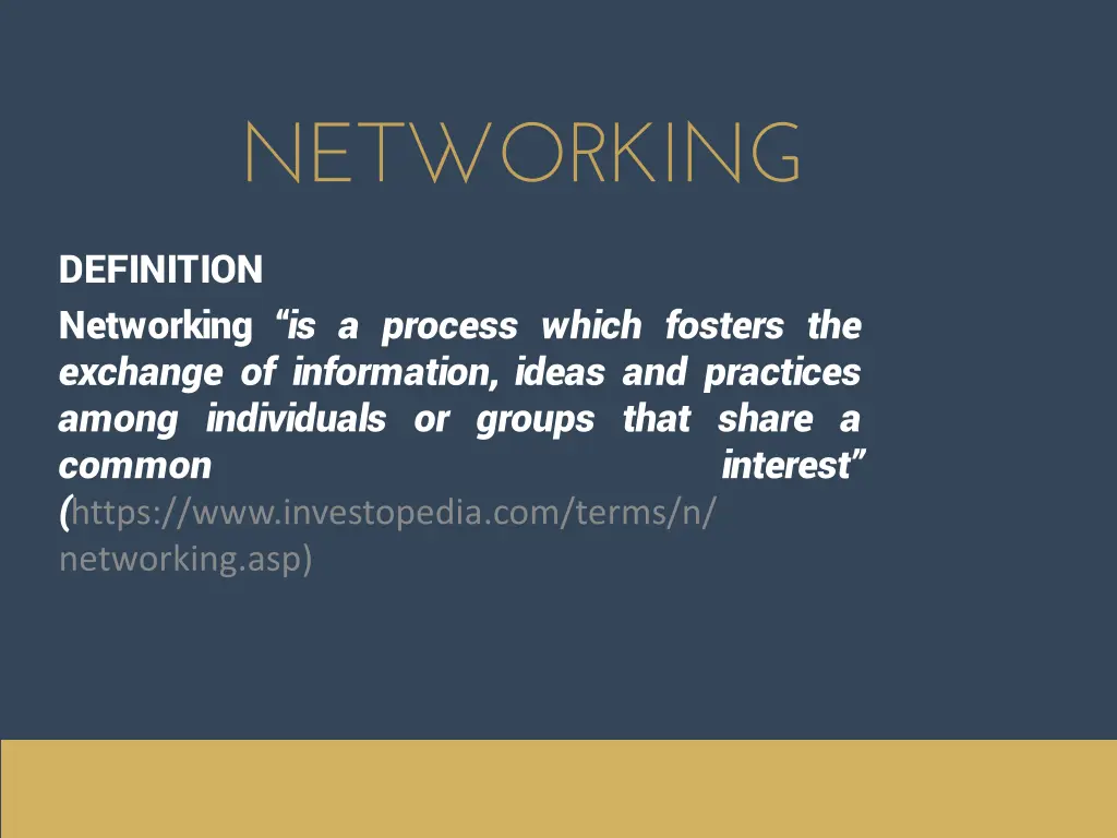 networking