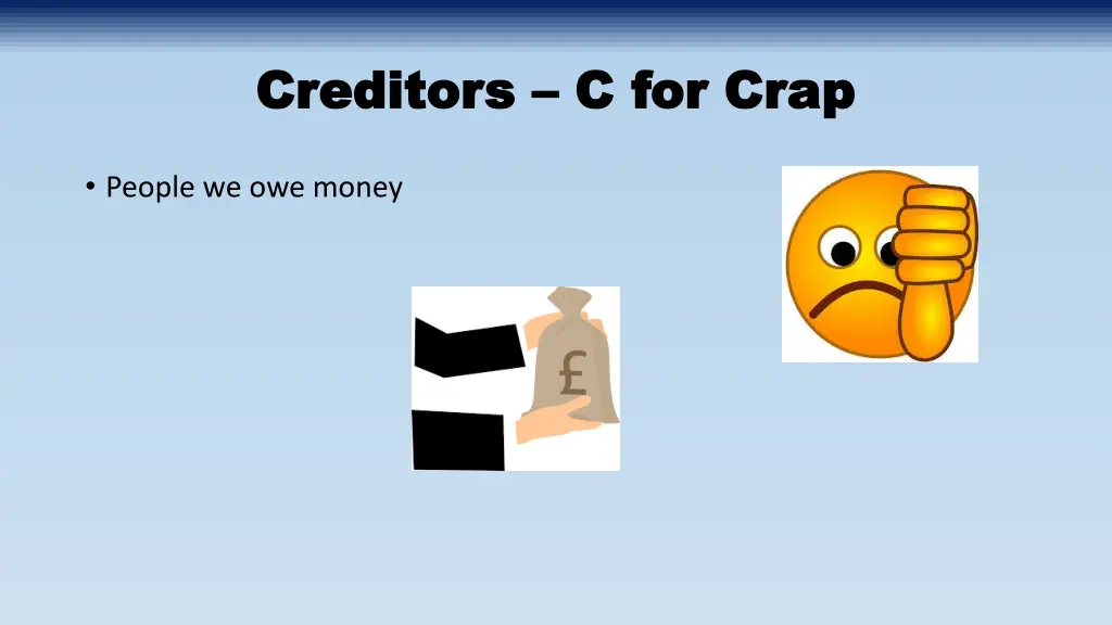 creditors creditors c for crap