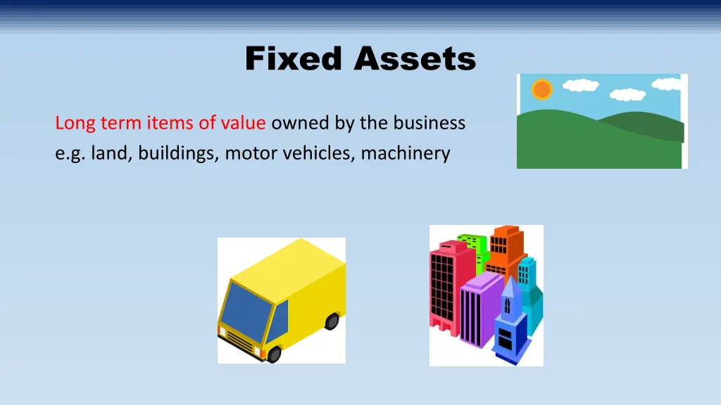 fixed assets