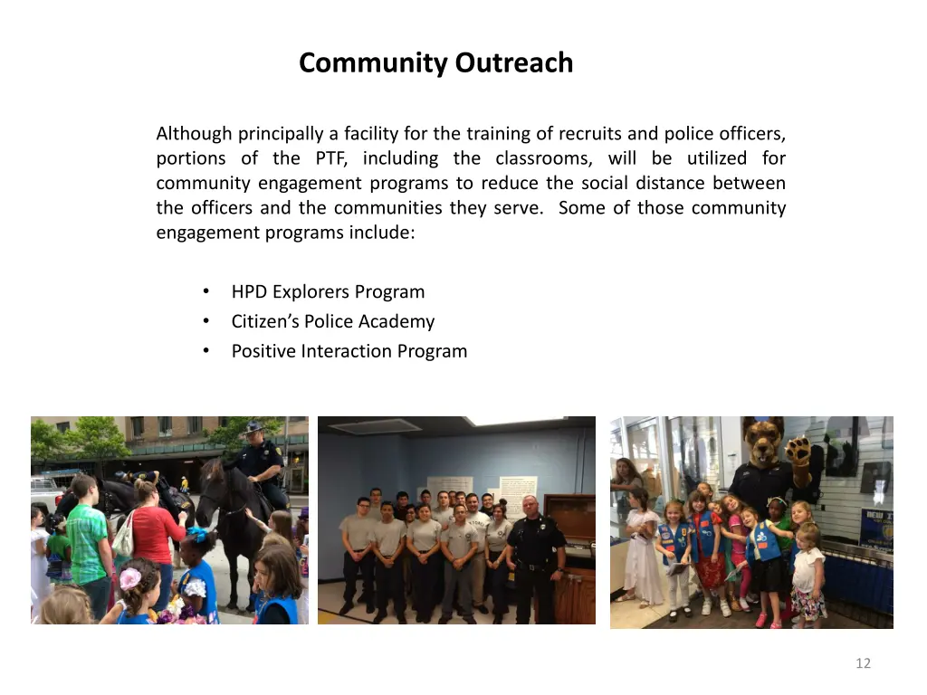 community outreach