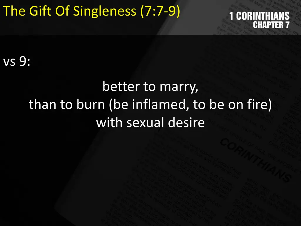 the gift of singleness 7 7 9 2