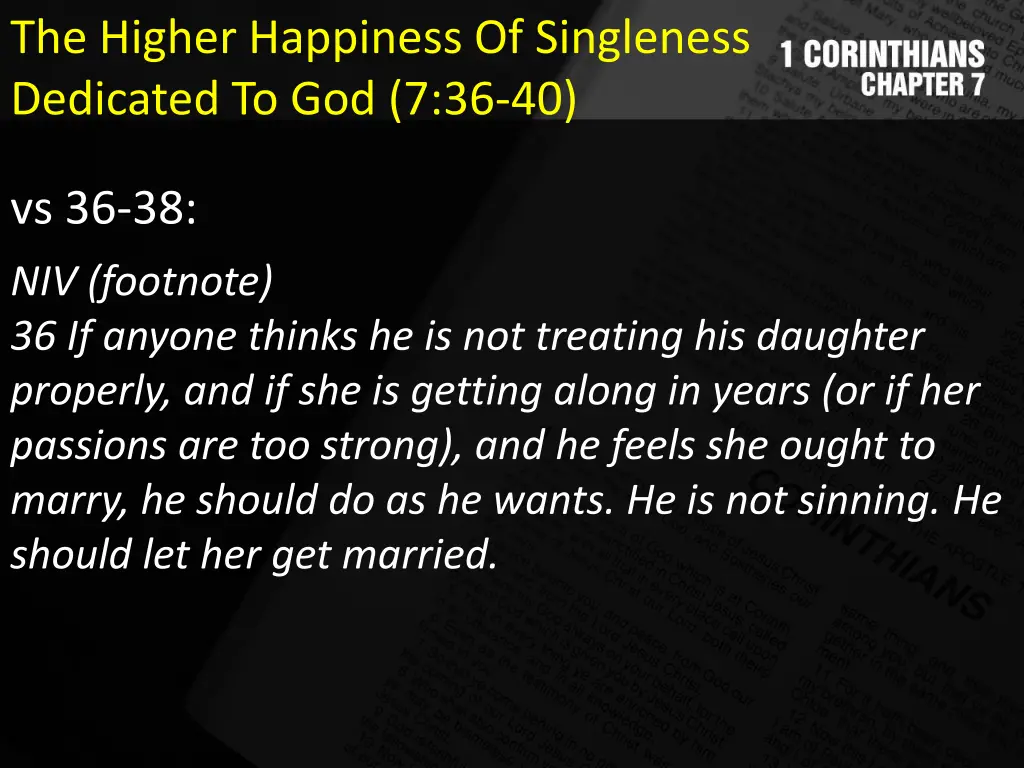 the higher happiness of singleness dedicated 3