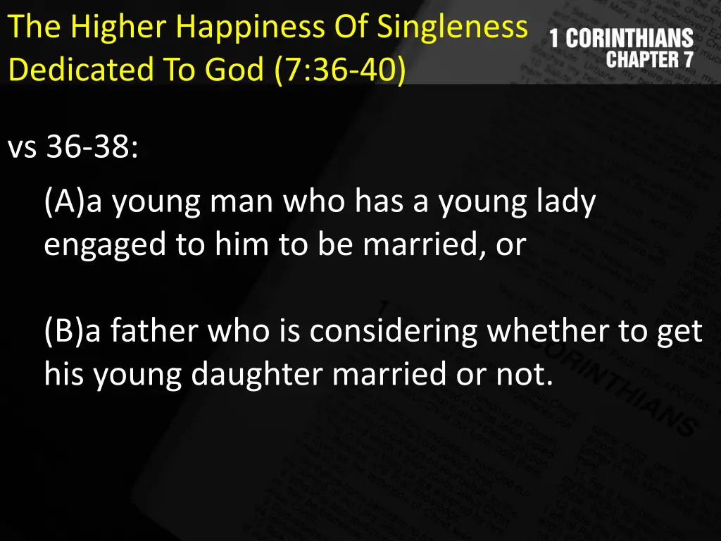 the higher happiness of singleness dedicated