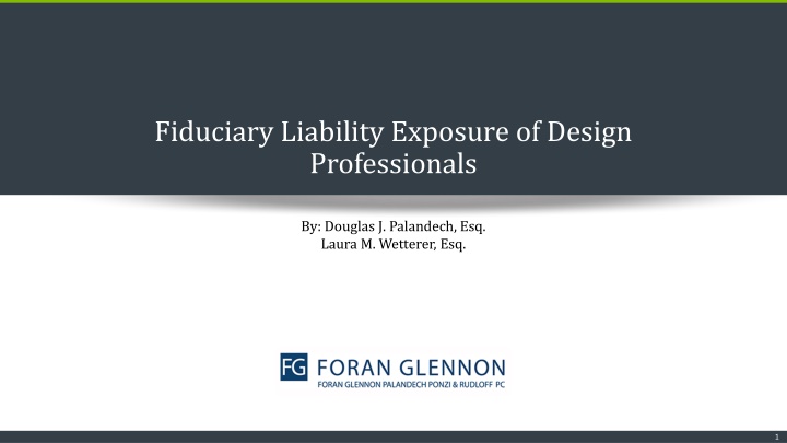 fiduciary liability exposure of design