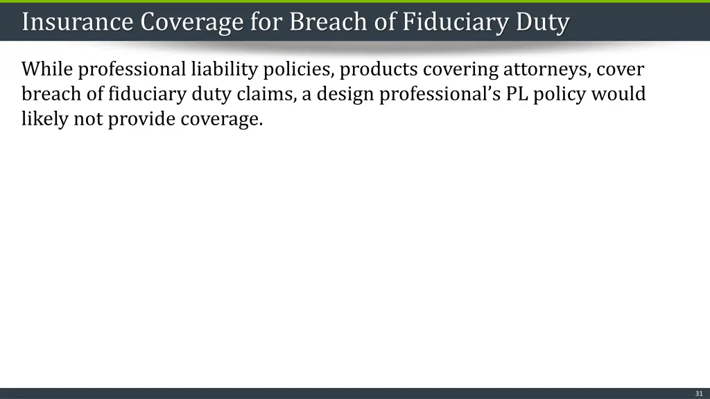 insurance coverage for breach of fiduciary duty 1