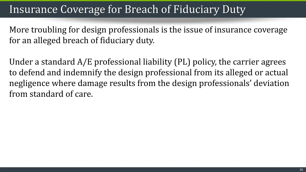 insurance coverage for breach of fiduciary duty