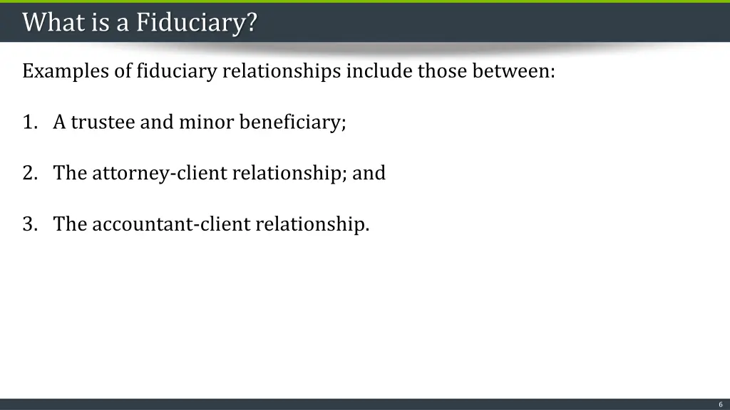 what is a fiduciary 2