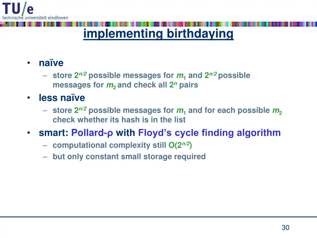 implementing birthdaying