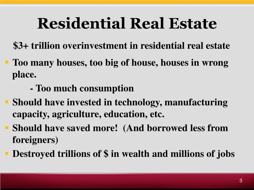 residential real estate