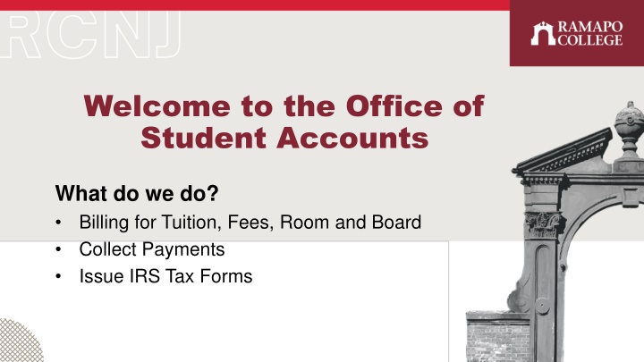 welcome to the office of student accounts