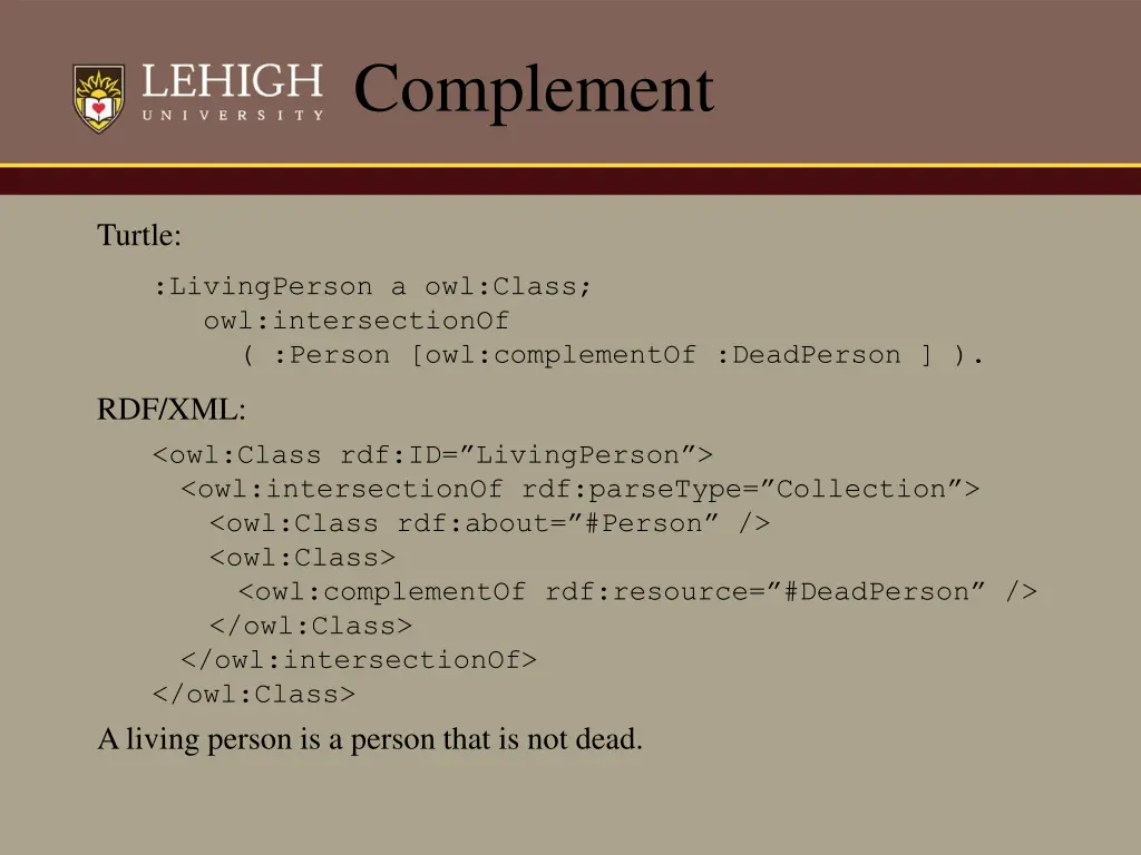 complement