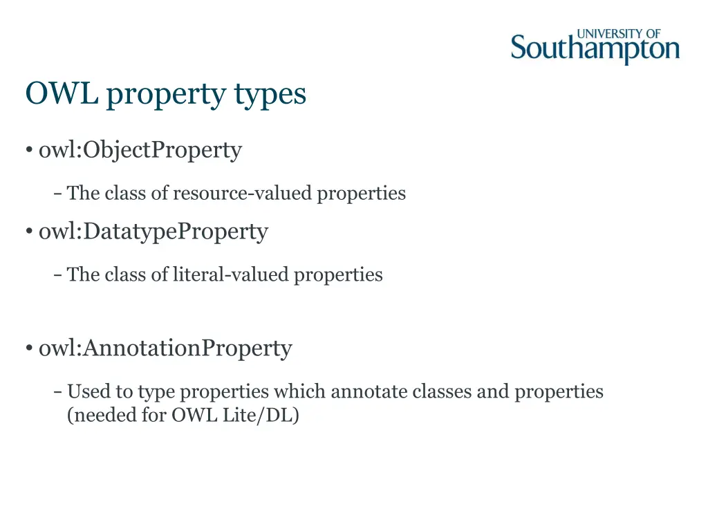 owl property types