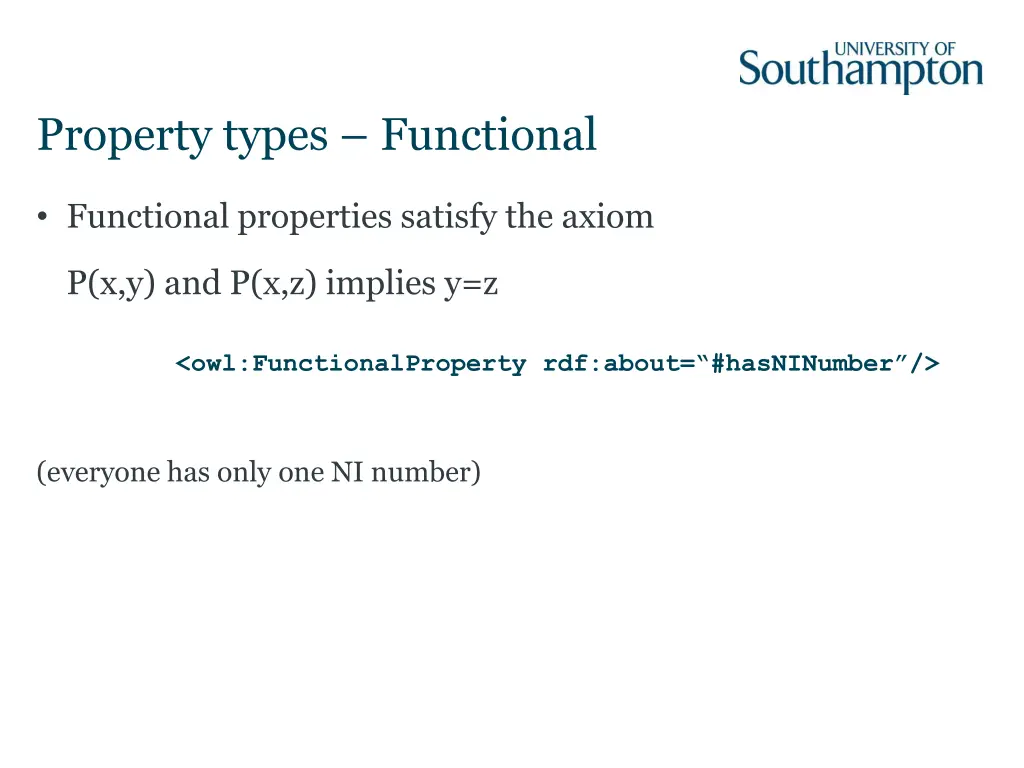 property types functional