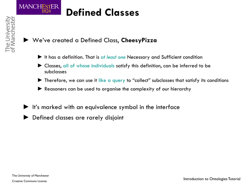 defined classes