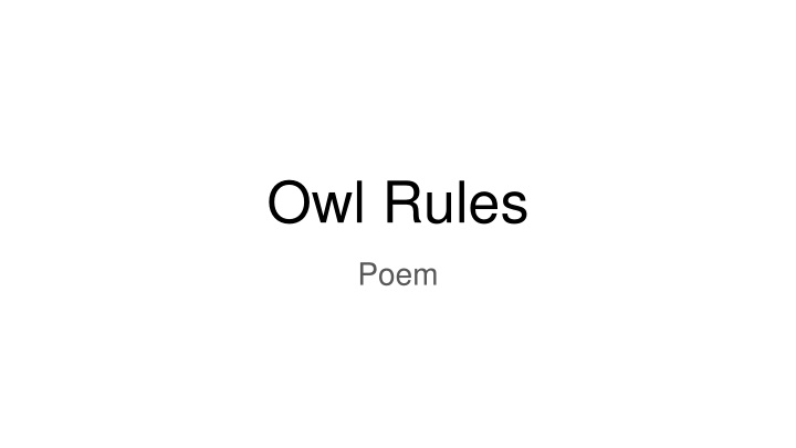 owl rules