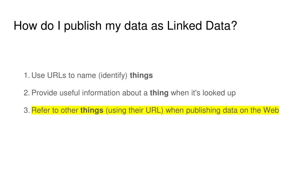 how do i publish my data as linked data 2