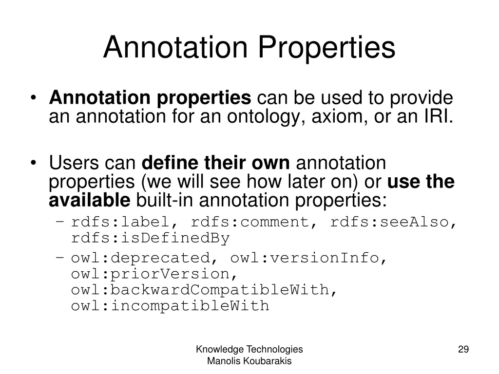 annotation properties